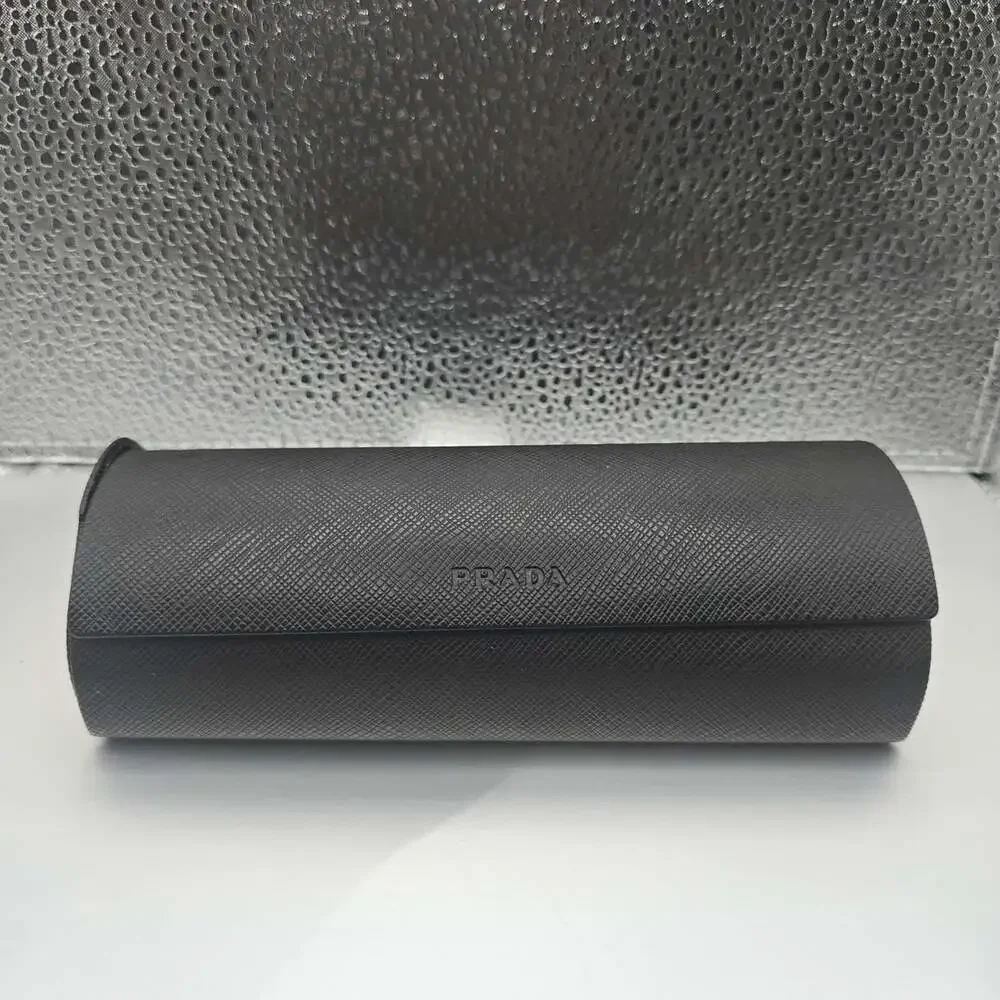 PRADA Authentic Eyeglasses Sunglasses Black Magnetic Case & New Sealed Cloth